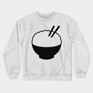 Rice Bowl, Large Crewneck Sweatshirt